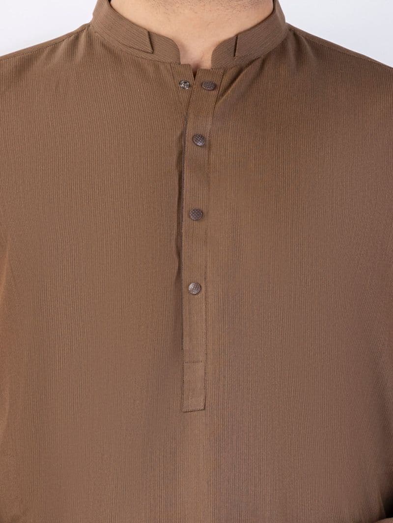 Brown Blended Kurta thumbnail