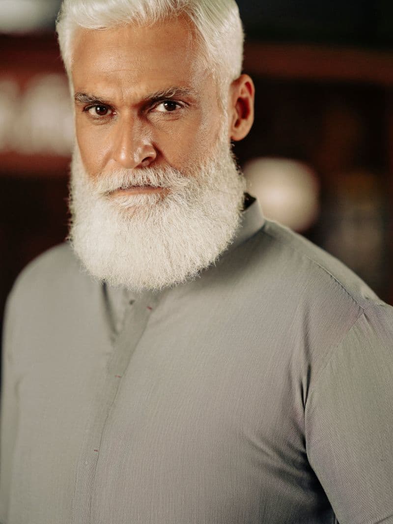 Grey Blended Kurta thumbnail