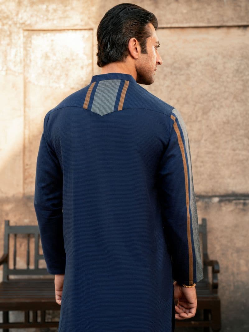 Blue Cotton Kurta thumbnail