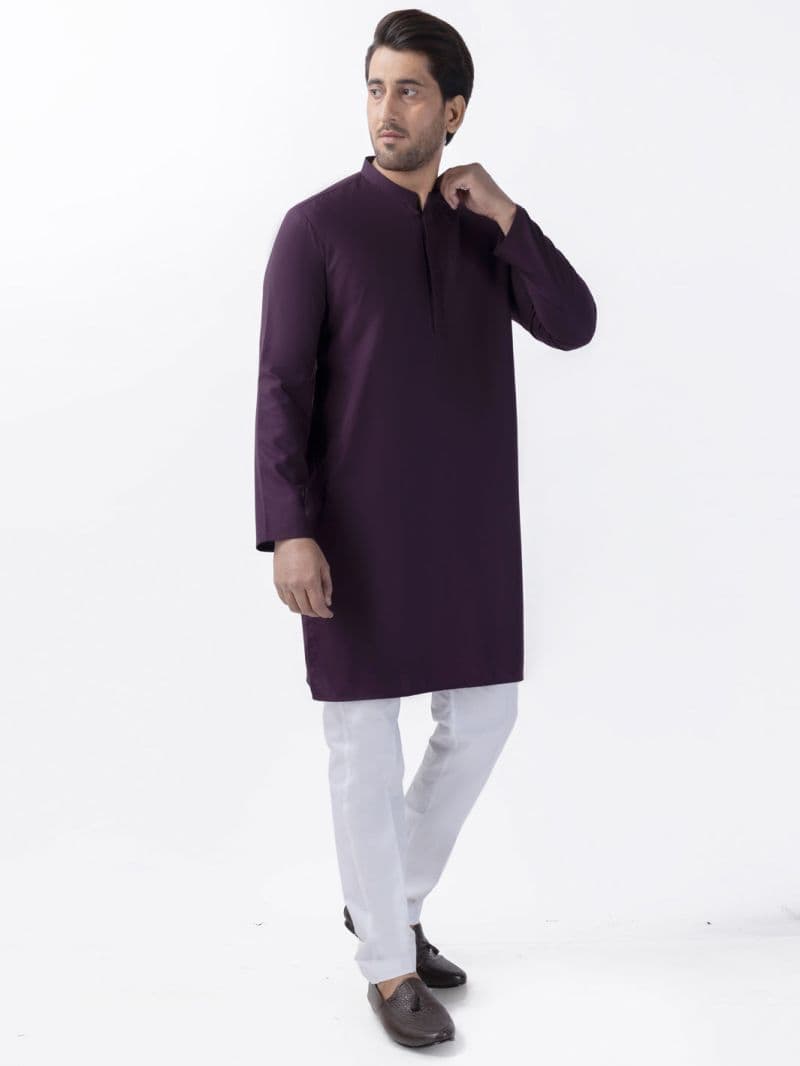 Purple Blended Kurta thumbnail
