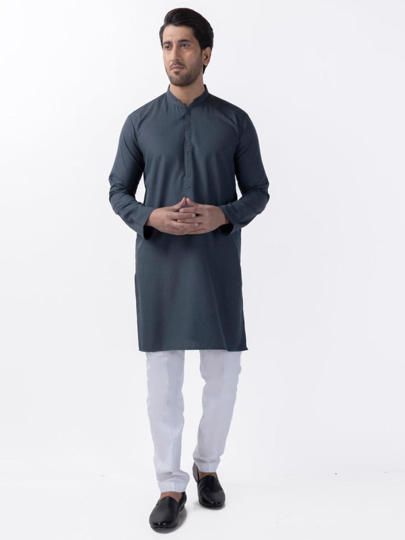 Green Blended Kurta thumbnail