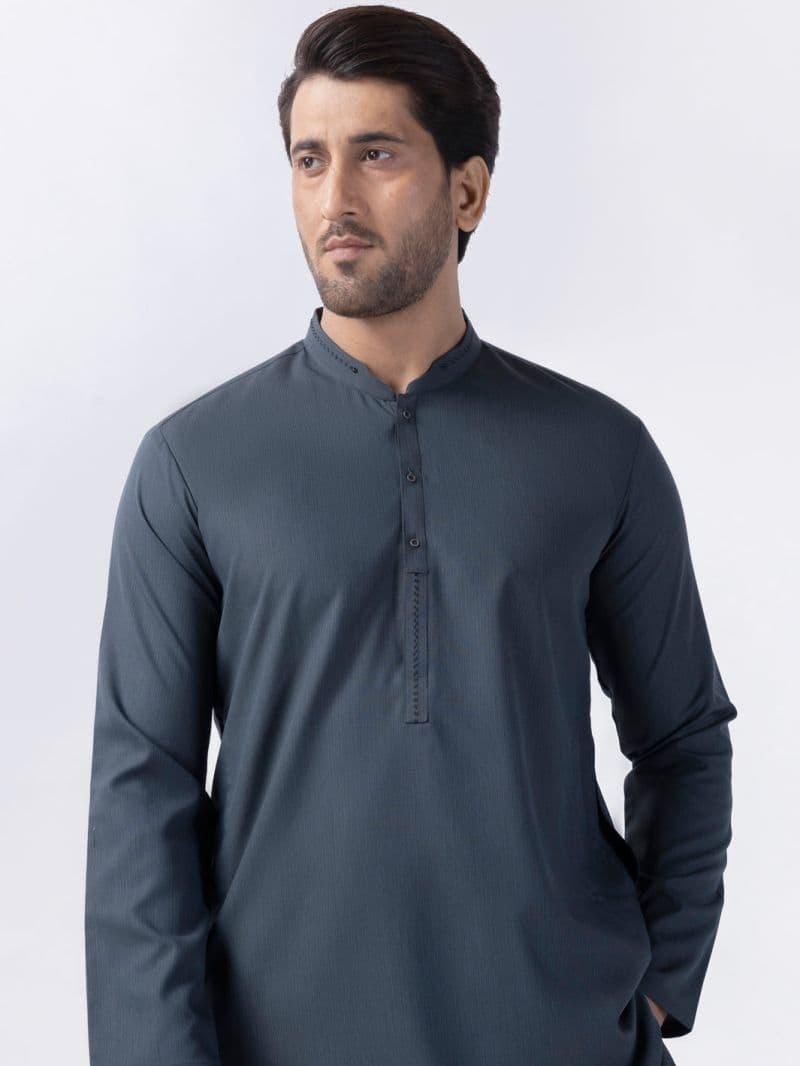 Green Blended Kurta thumbnail