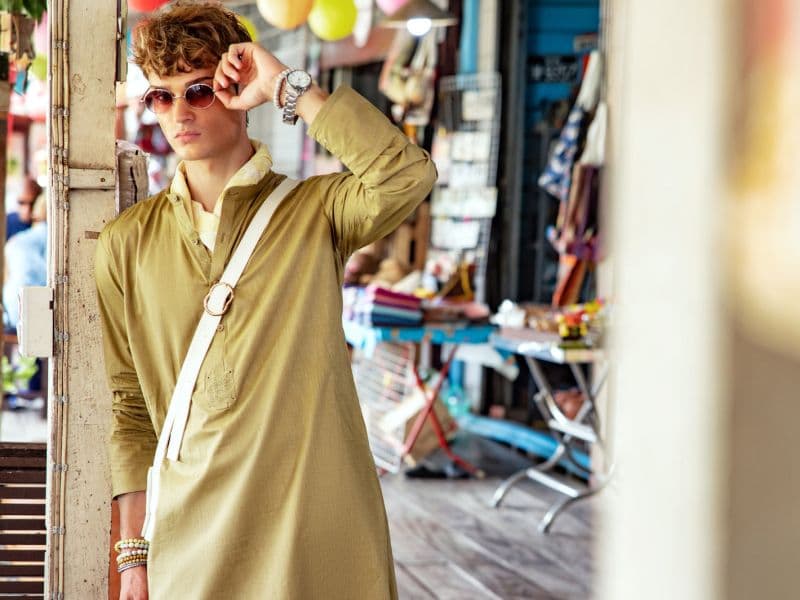 Pistachio Green Cotton Kurta thumbnail
