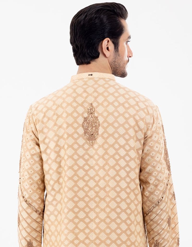 Beige Formal Kurta thumbnail
