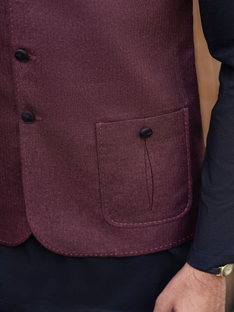 Maroon Waistcoat thumbnail