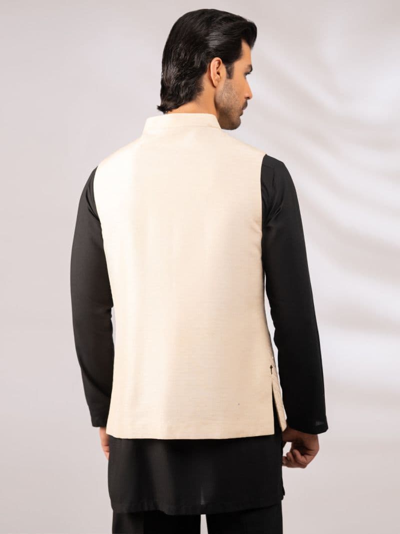Cream Semi-Formal Waistcoat thumbnail