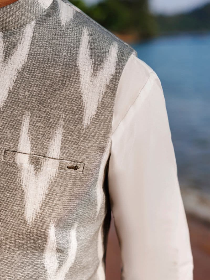 Multicolor Cotton Waistcoat thumbnail