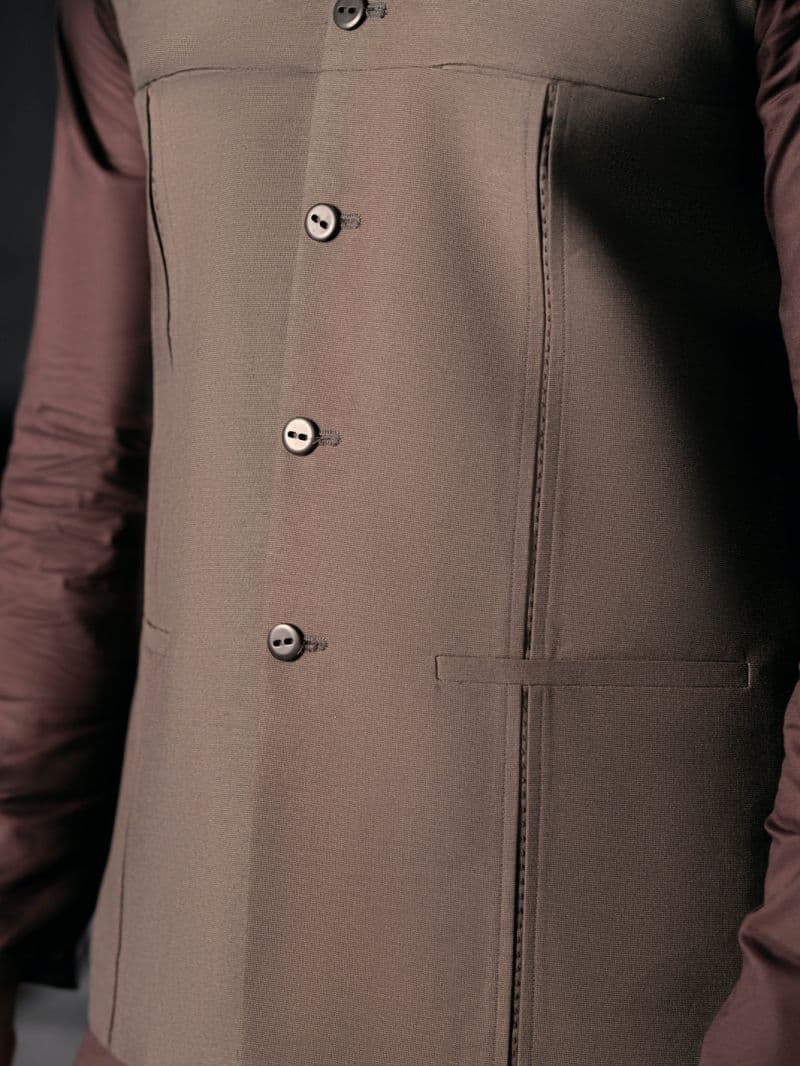 Brown Blended Waistcoat thumbnail