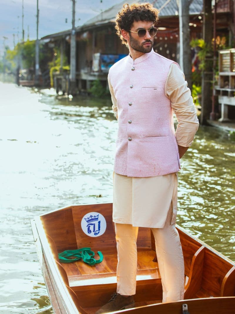 Pink Blended Waistcoat thumbnail