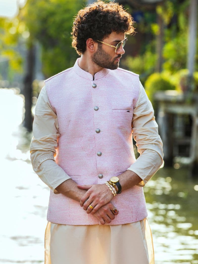 Pink Blended Waistcoat thumbnail
