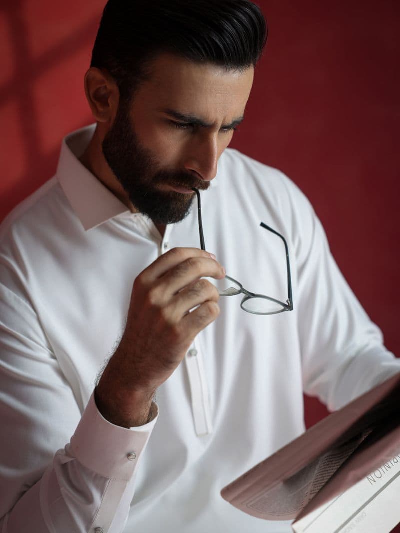 White Kameez Shalwar thumbnail