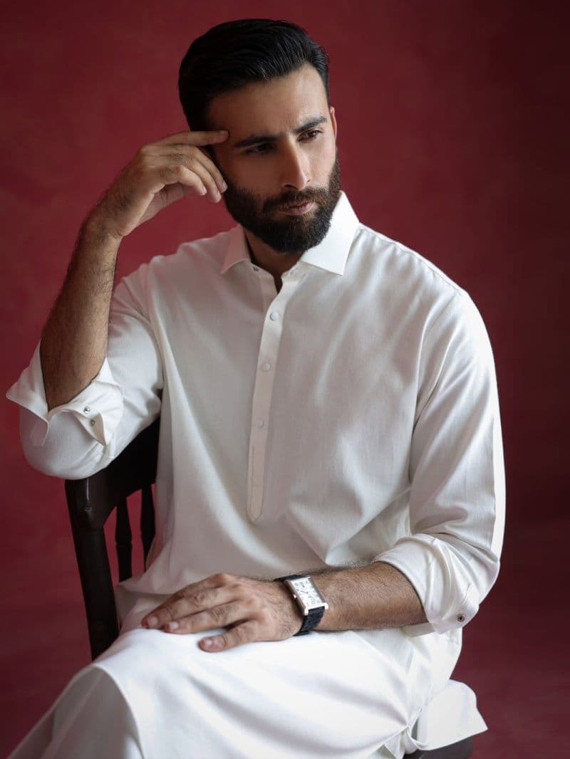 White Kameez Shalwar thumbnail