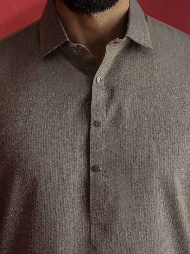 Light Brown Kameez Shalwar thumbnail