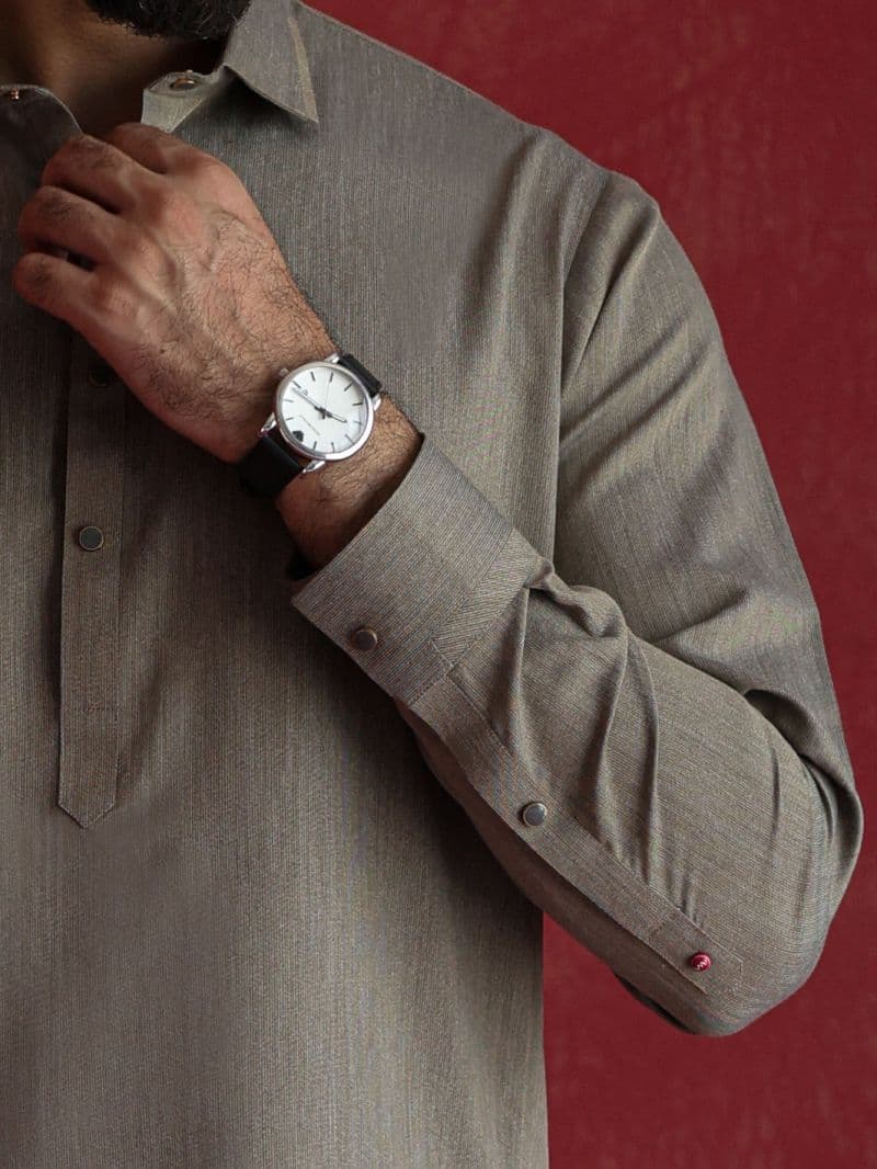Light Brown Kameez Shalwar thumbnail