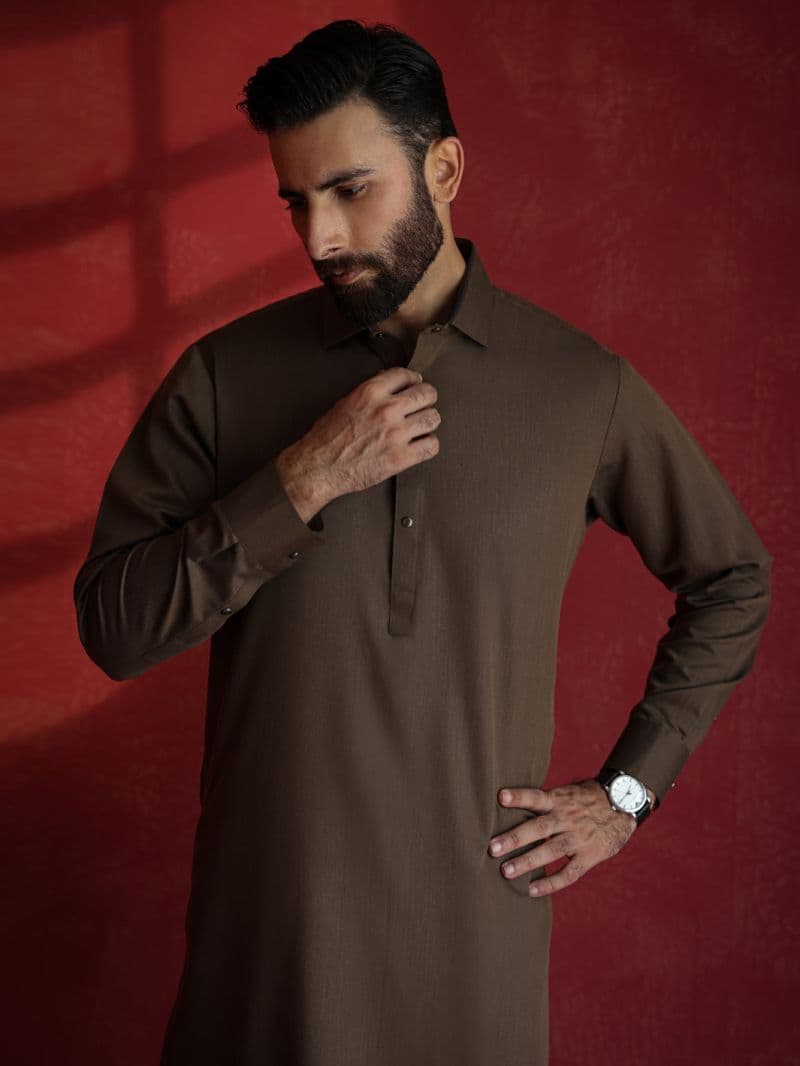 Brown Kameez Shalwar thumbnail