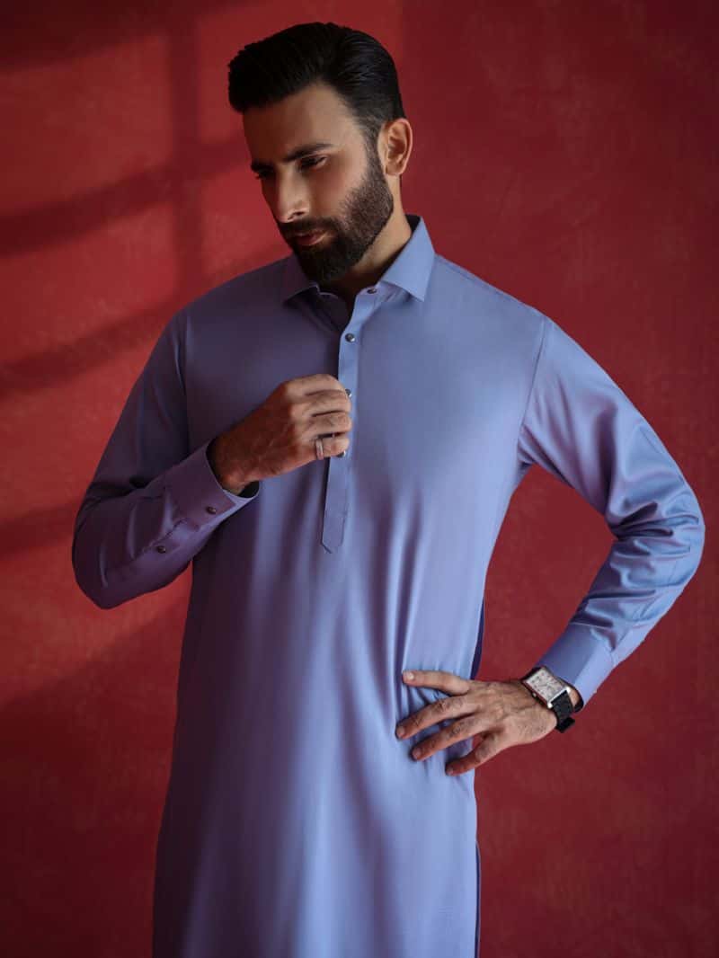 Lilac Kameez Shalwar - alternate view