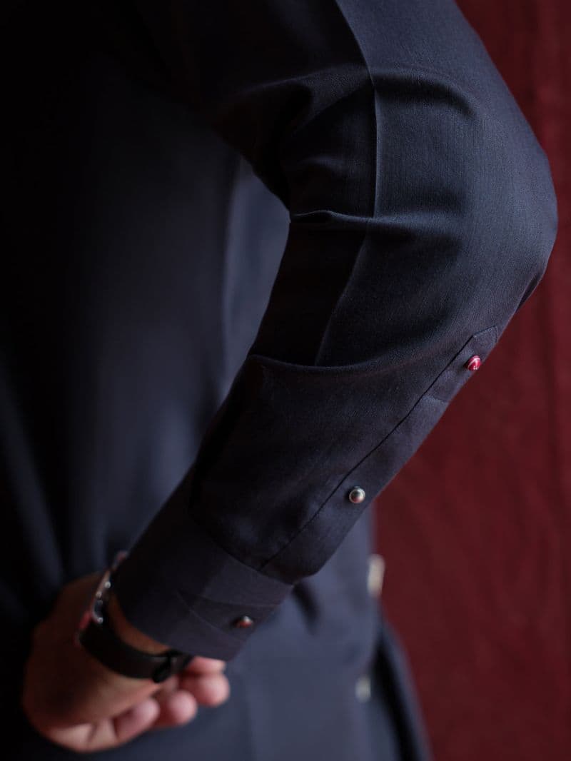 Dark Grey Kameez Shalwar thumbnail