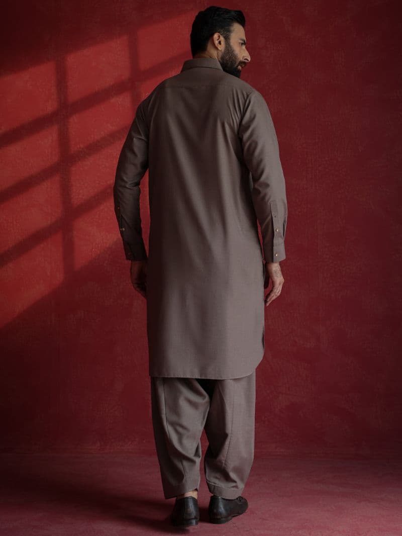 Brown Kameez Shalwar thumbnail
