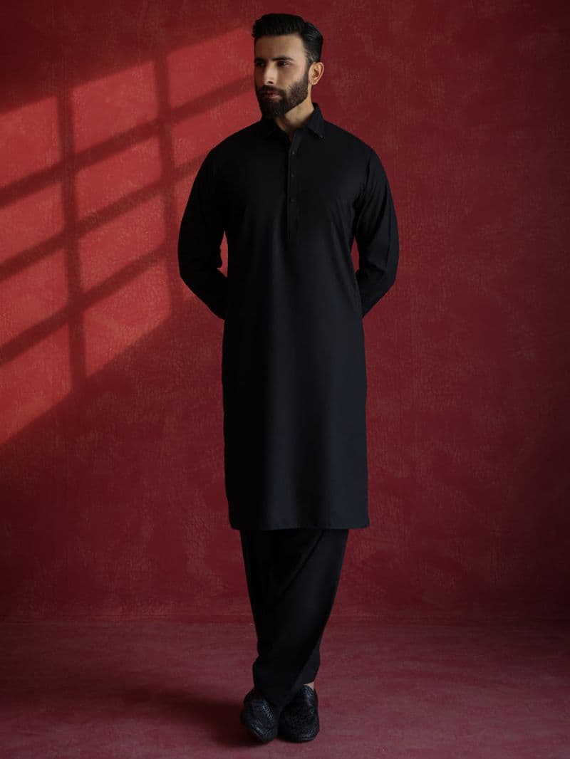 Black Kameez Shalwar thumbnail