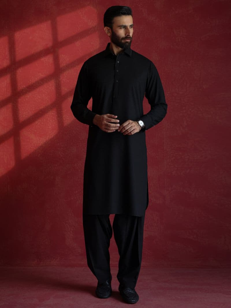 Black Kameez Shalwar thumbnail