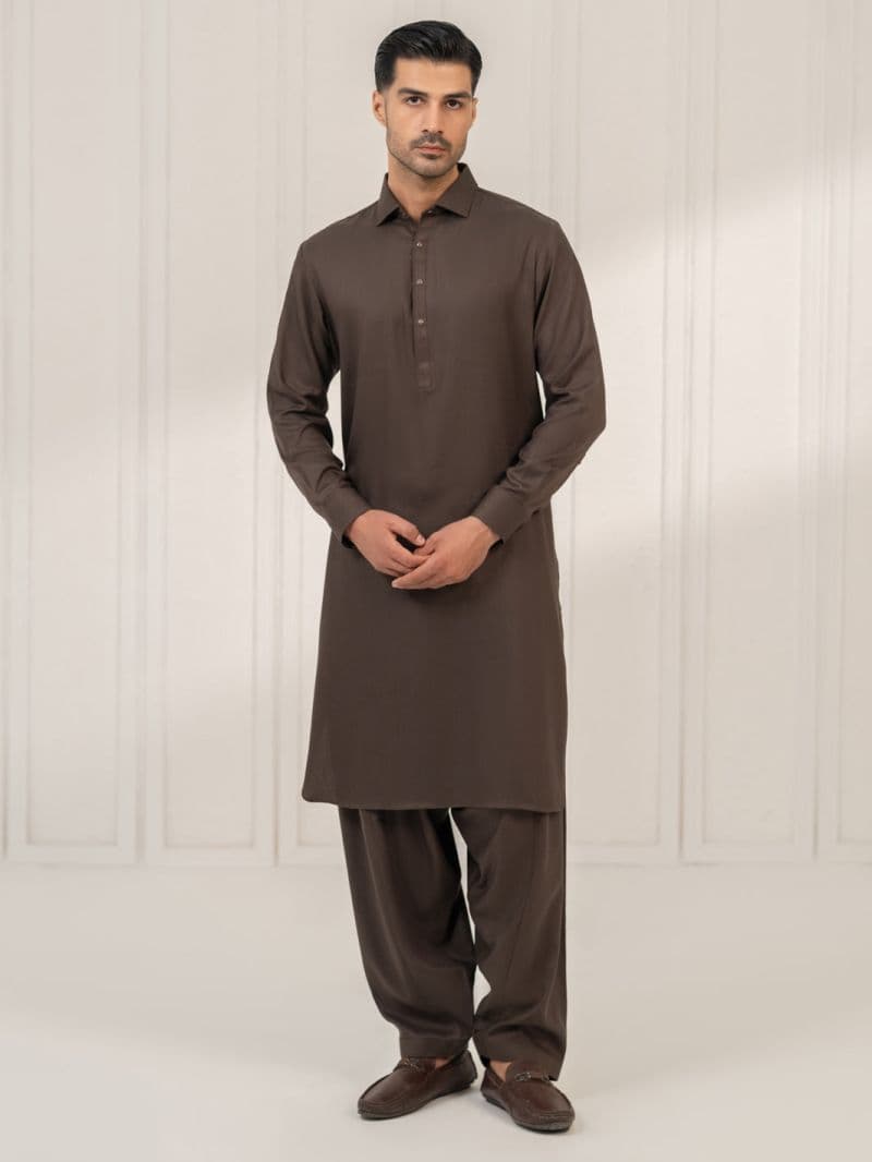 Brown Kameez Shalwar thumbnail