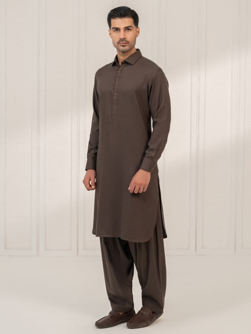 Brown Kameez Shalwar thumbnail