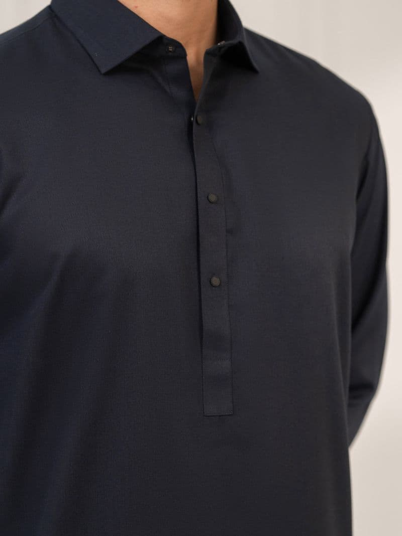 Midnight Blue Kameez Shalwar thumbnail