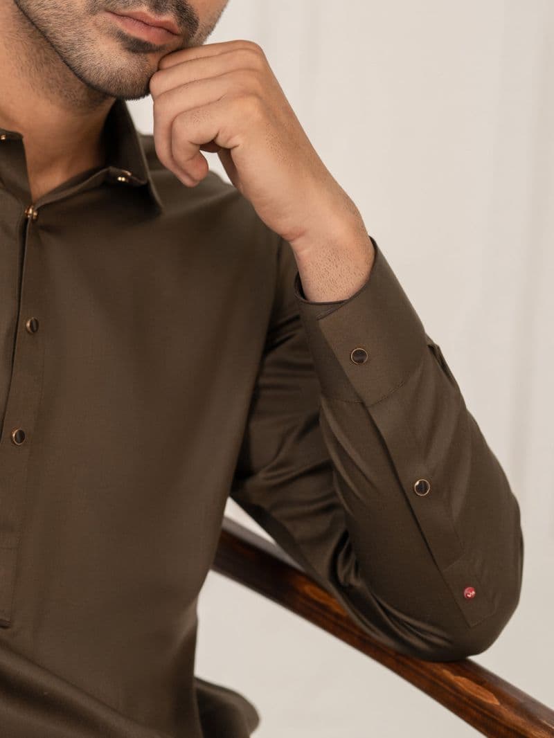 Olive Kameez Shalwar thumbnail