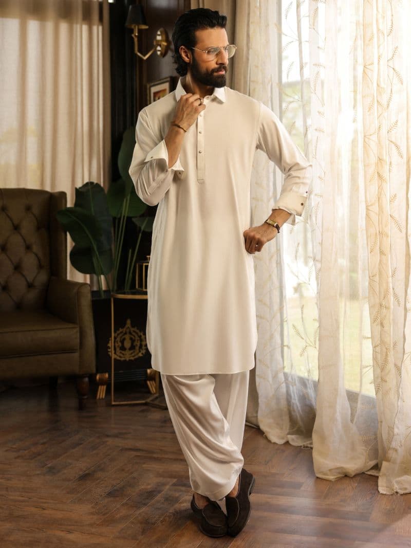 White Kameez Shalwar thumbnail