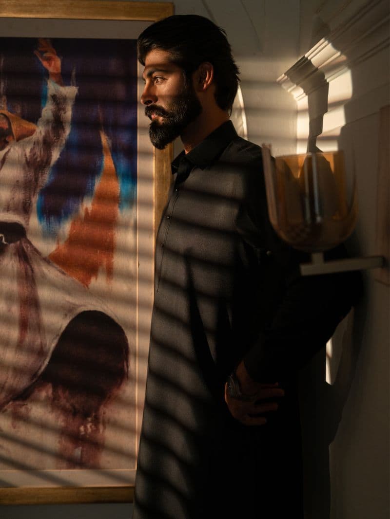 Black Cut & Sew Kameez Shalwar thumbnail