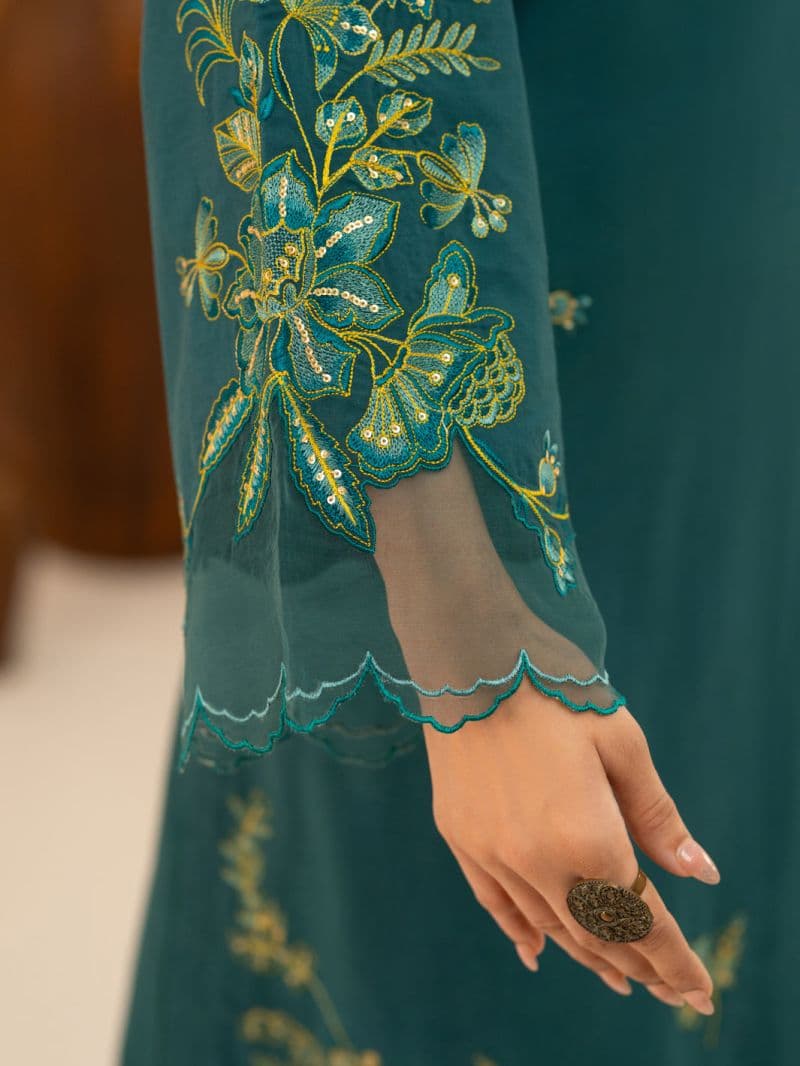 Green Cambric Stitched 3Pc thumbnail