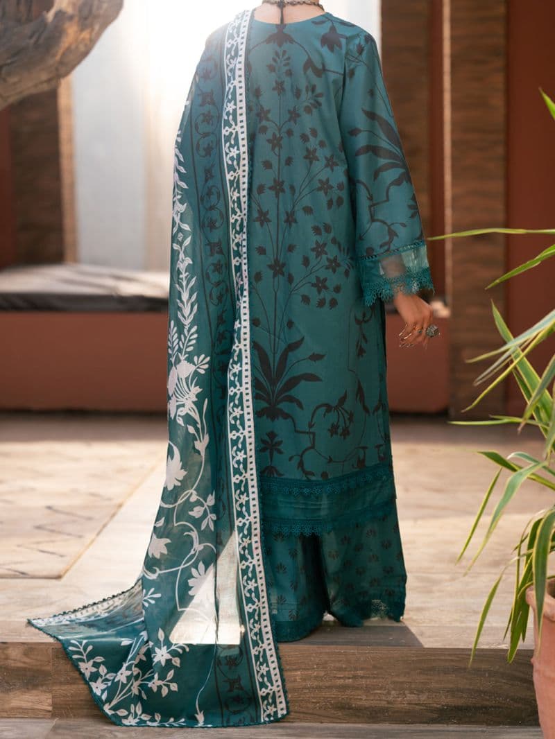 Teal Cambric 3Pc Stitched thumbnail