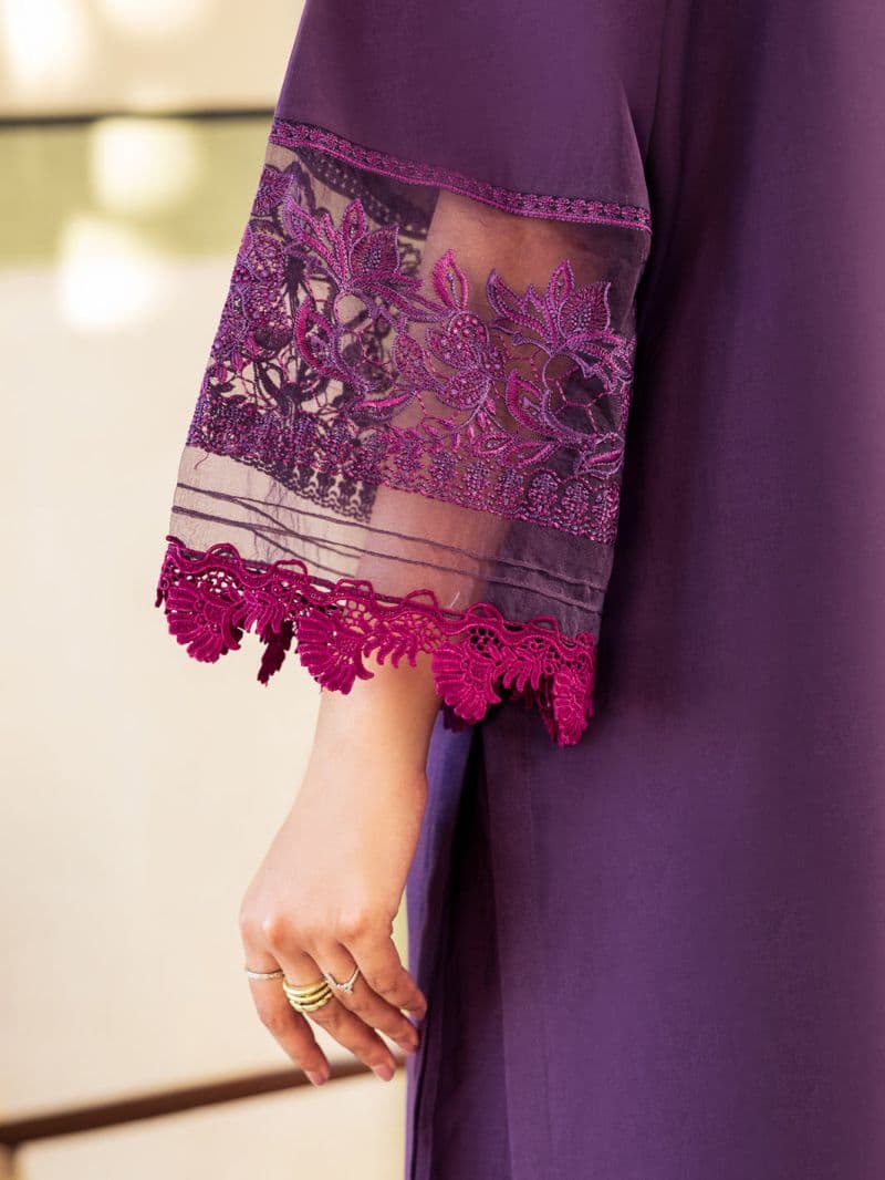 Purple Lawn Stitched 3Pc thumbnail