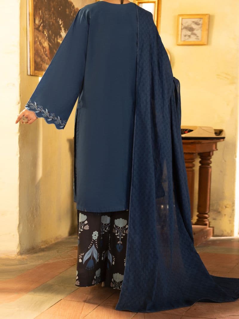 Blue Cambric Stitched 3Pc thumbnail