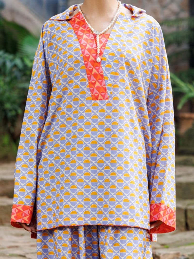 Multicolor Cambric Co-Ord Set thumbnail