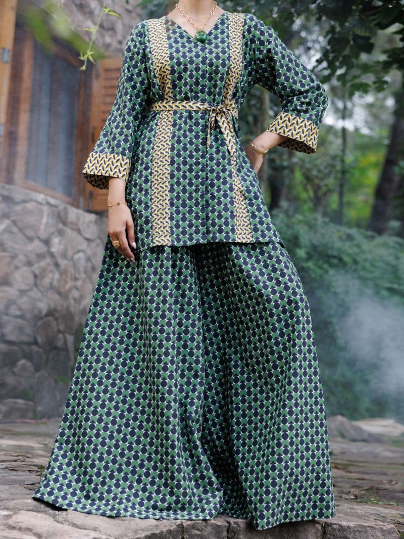 Green Cambric Co-Ord Set thumbnail