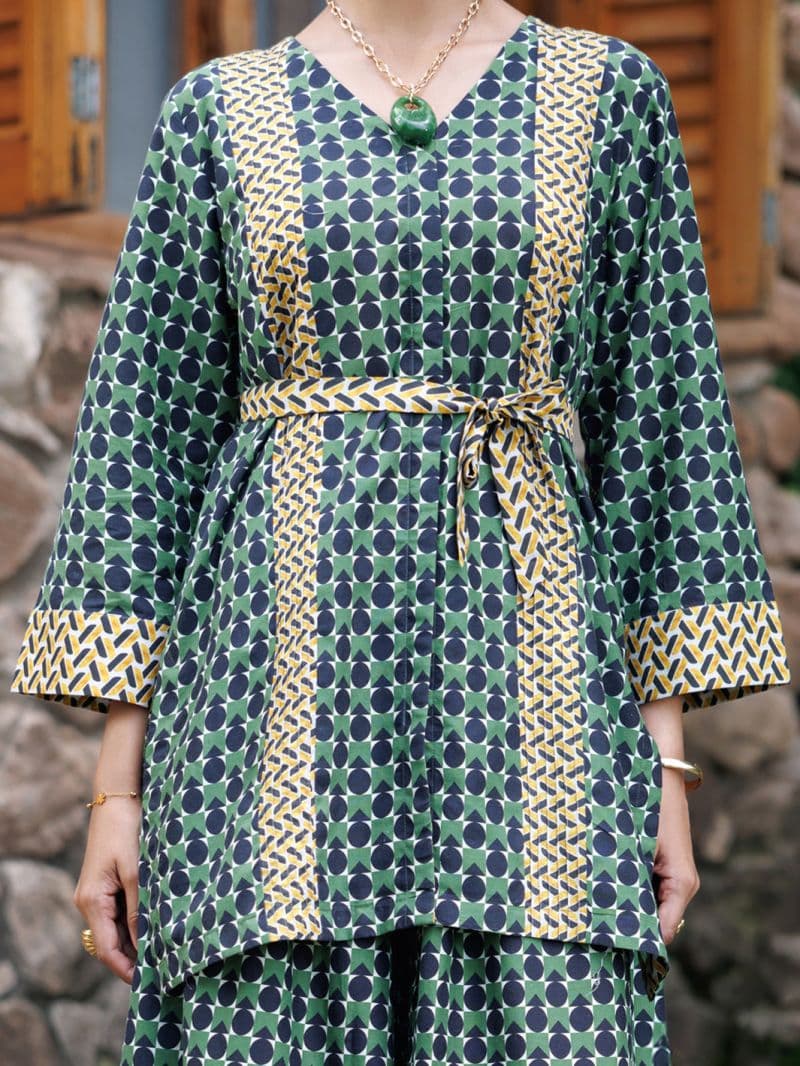 Green Cambric Co-Ord Set thumbnail