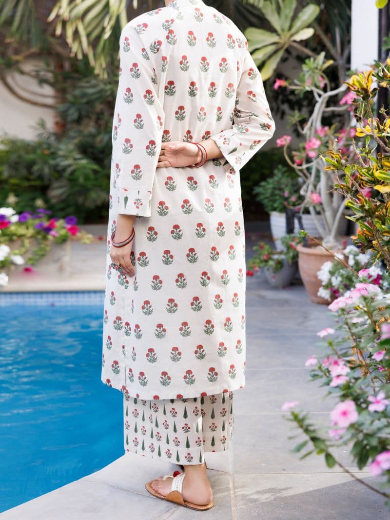 Off White Lawn Co-Ord Set thumbnail