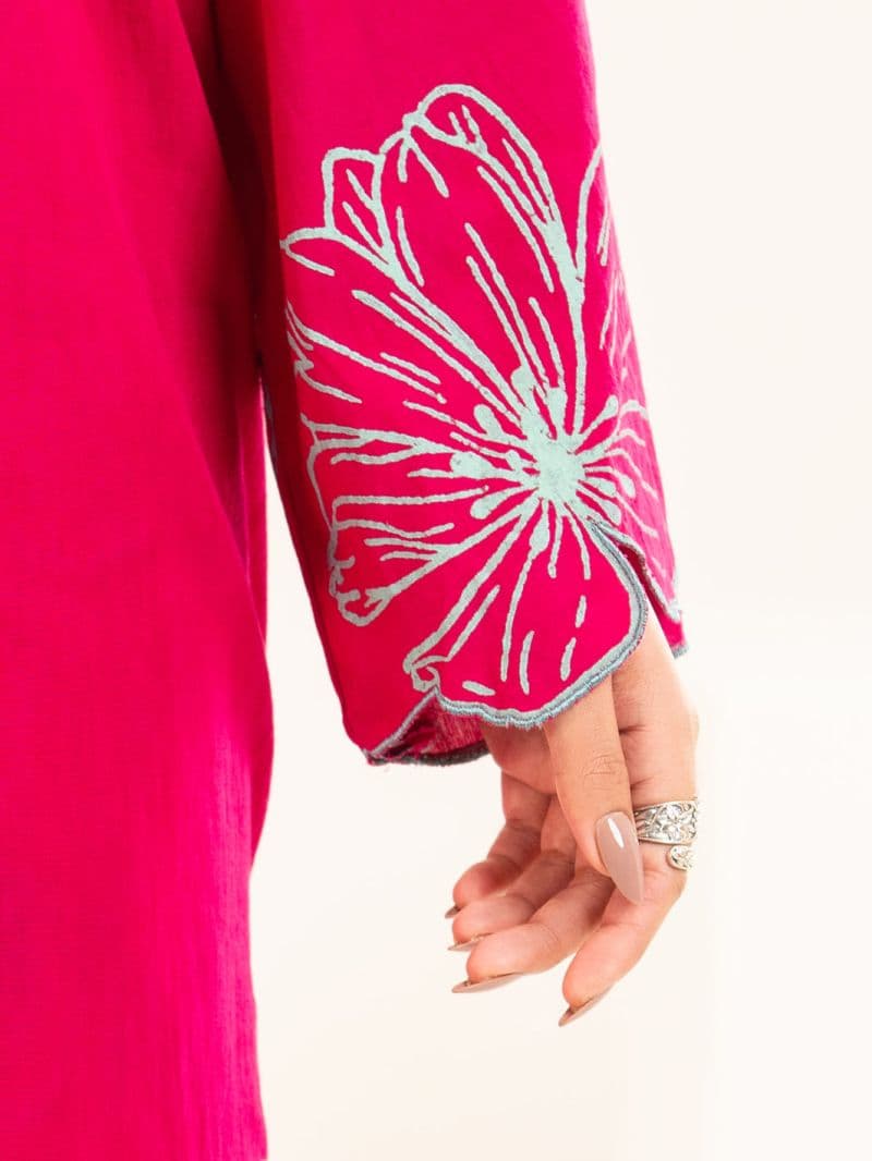 Fuchsia Lawn Stitched 2Pc thumbnail