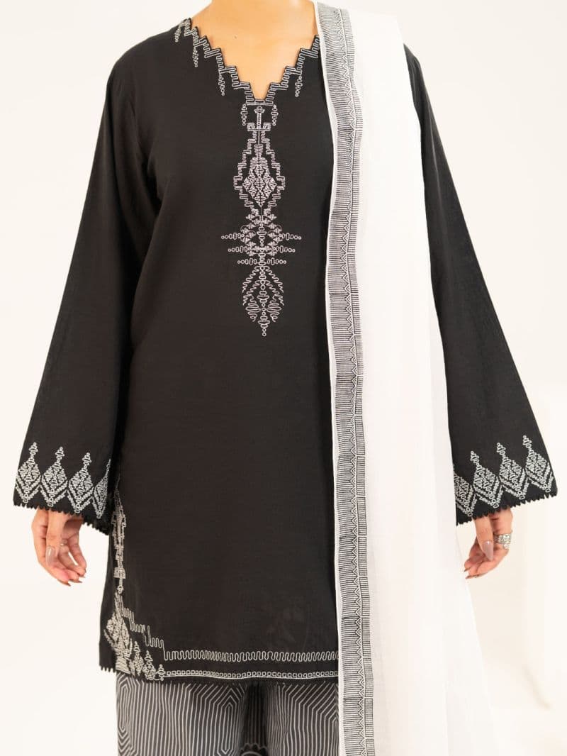 Black Lawn Stitched 2Pc thumbnail