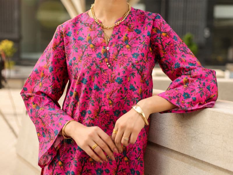Pink Lawn Co-Ord Set thumbnail