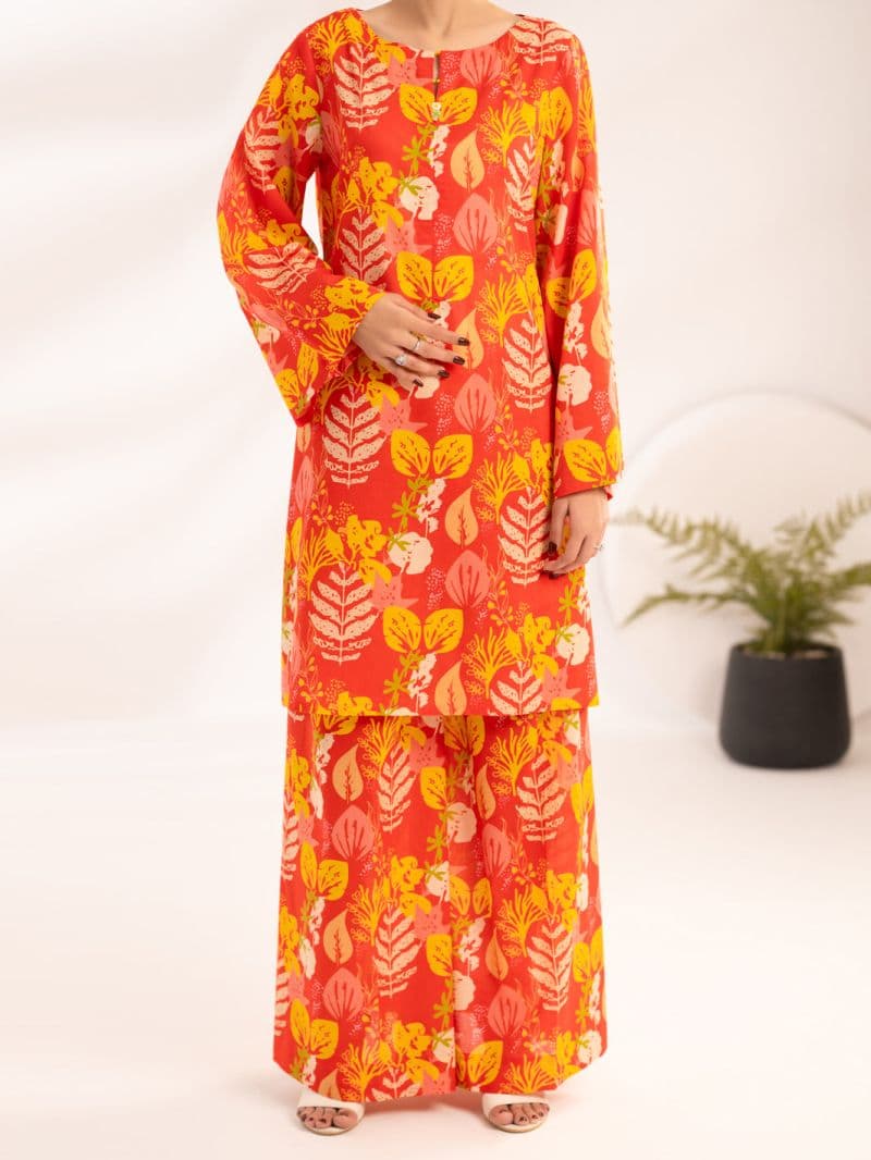 Orange Lawn Co-Ord Set thumbnail