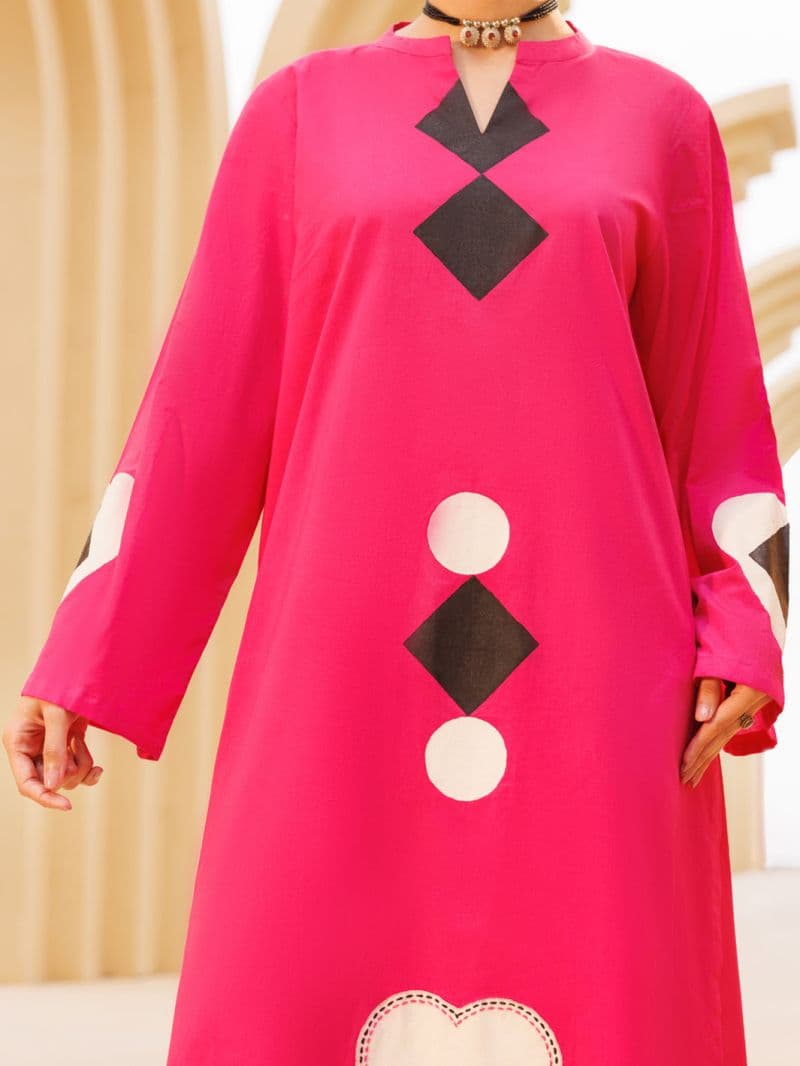 Fuchsia Lawn 2Pc Stitched thumbnail