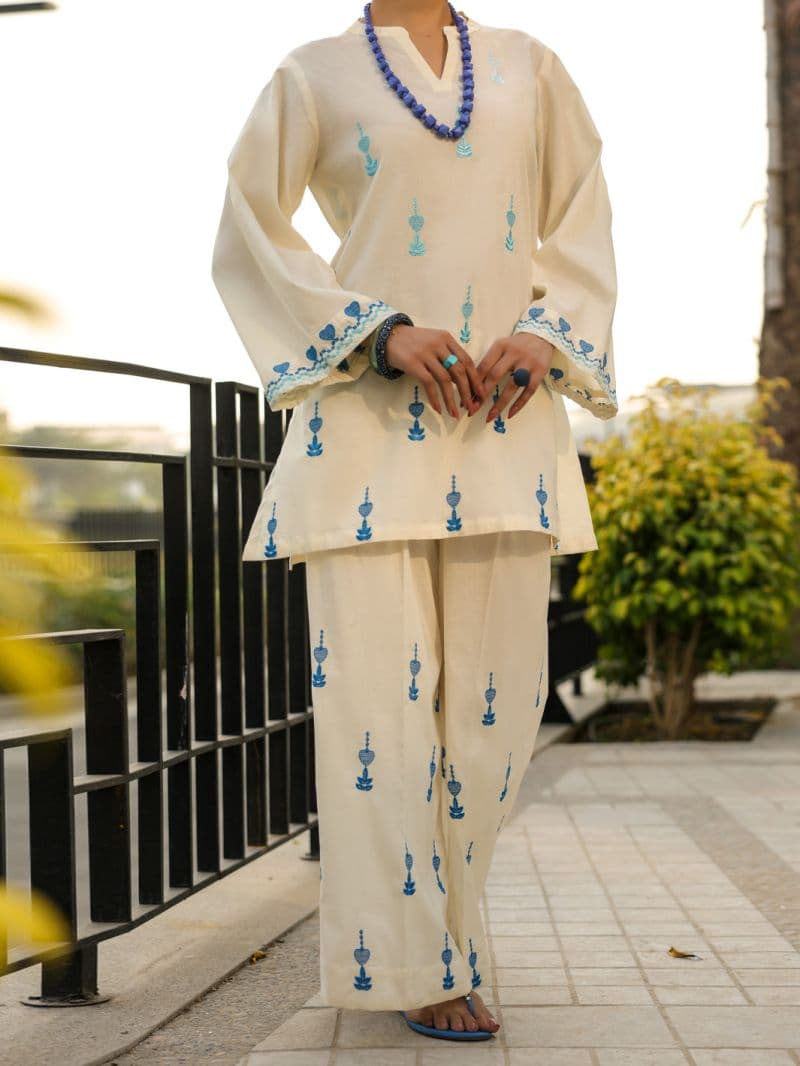 White Lawn Co-Ord Set thumbnail