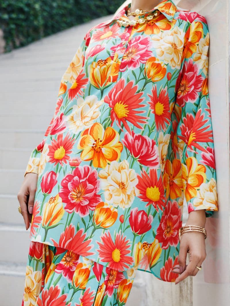 Multicolor Lawn Co-ord Set thumbnail