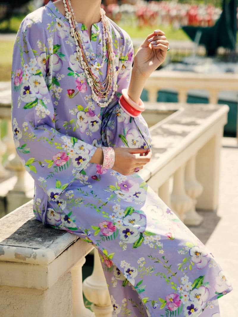 Light Purple Lawn 2 Piece Stitched thumbnail