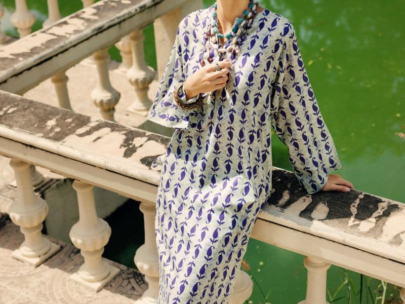 Blue Lawn 2 Piece Stitched thumbnail
