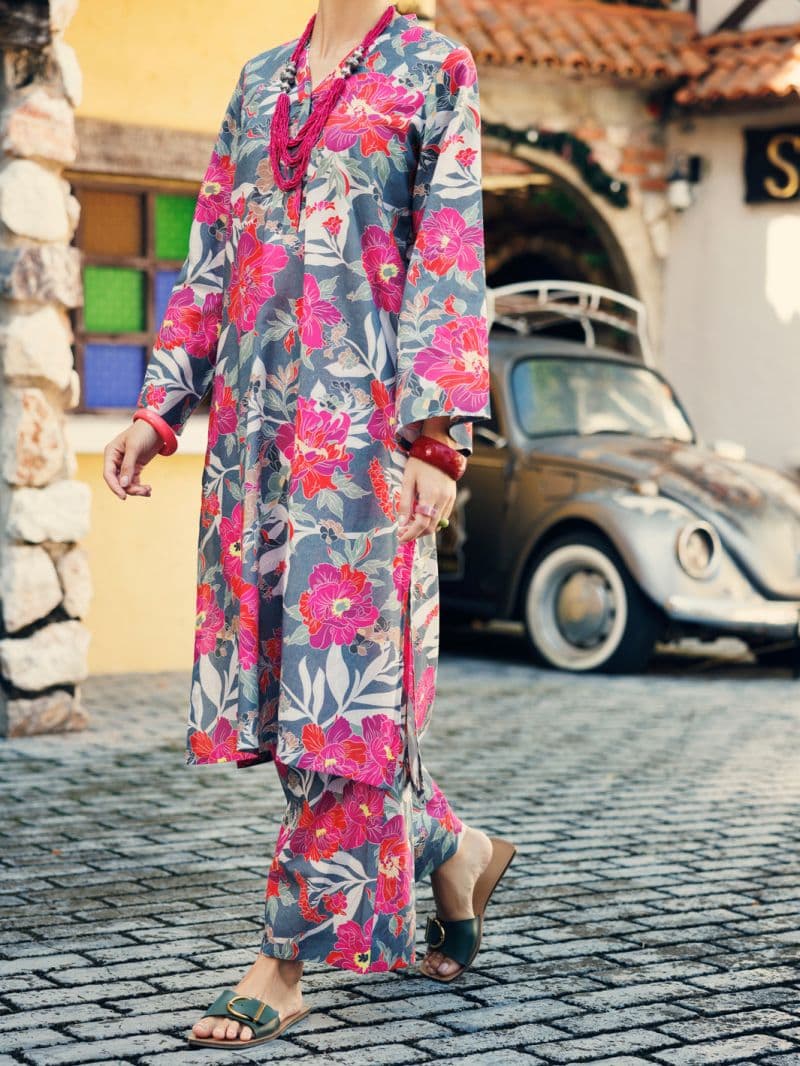 Multicolor Lawn 2 Piece Stitched thumbnail