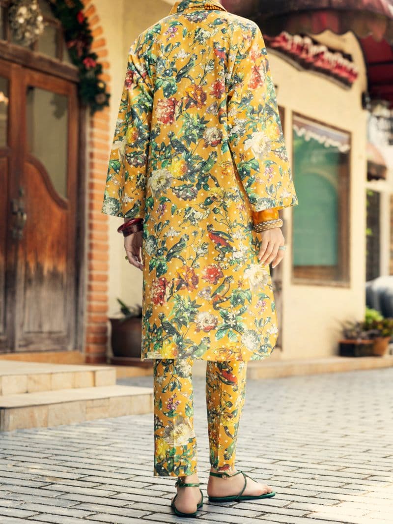 Mustard Lawn 2 Piece Stitched thumbnail