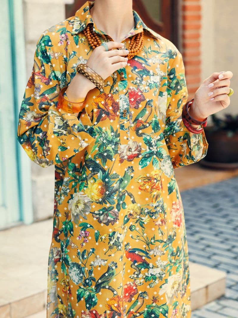 Mustard Lawn 2 Piece Stitched thumbnail